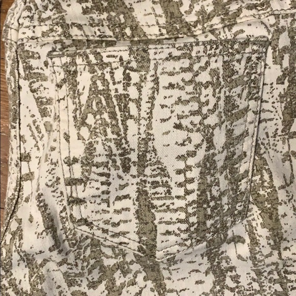 Boho plant leaves festival skinny jeans pants - Picture 4 of 4